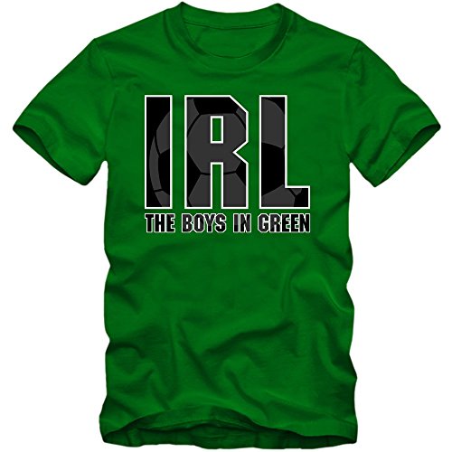Irland EM 2016 #3 T-Shirt | Éire | Fußball | Herren | The Boys in Green | Trikot | Nationalmannschaft, Farbe:Hellgrün (Kelly Green L190);Größe:XXL