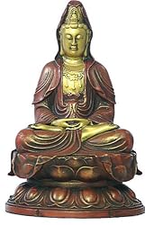 Kuan-Yin on Lotus base, meditation pose