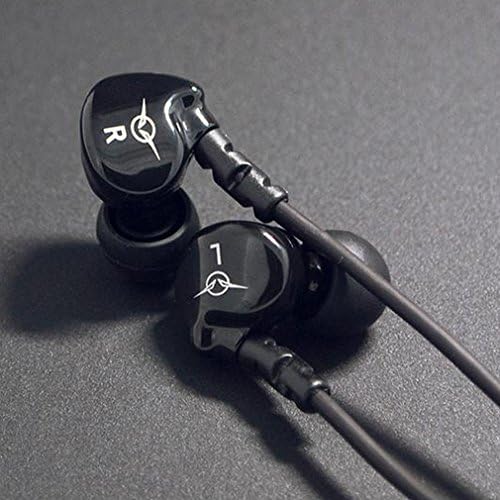 Ivery IV-20 Noise-Isolating In-Ear Headphones with Memory Wire (Black)