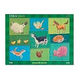 Farm Tray Puzzle 18 pieces