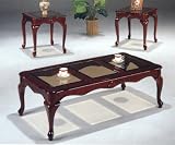Review COASTER 3252 / Three Piece Queen Anne Occasional Table Set by Coaster