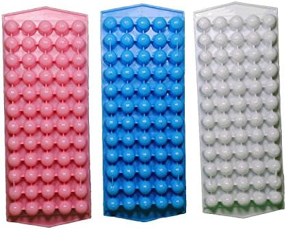 Katzco Ice Cube Tray Mini Ball Shape, Each Tray Makes 60 Ice Balls (3 Pack)