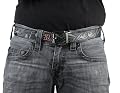 NASCAR Motorsports Men's Earnhardt Jr Fast Lane Reversible Belt, Black