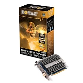 Zotac ZT-40601-20L GT Zone 430 1GB DDR3 Graphics Card