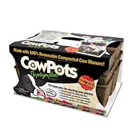 Liquid Fence CP36-12 3-Inch Cow Pots 6 Cell Tray, 3-Pack