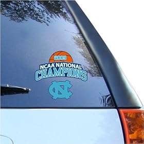 North Carolina Tar Heels (UNC) 2009 NCAA Men's Basketball National Champions Logo Decal