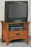 Craftsman Standard Tv Stand Medium Dark Oak