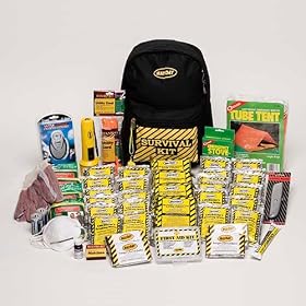 Mayday 4 Person Deluxe Emergency Backpack Kit by Mayday