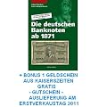 Rosenberg Banknotenkatalog Die deutschen Banknoten ab 1871: Komplett farbiger Bewertungskatalog mit Marktpreisen 2011 - GUTSCHEIN - VORVERKAUF - + BONUS GRATIS 1 GELDSCHEIN AUS KAISERSZEITEN + PORTOFREI IN DEUTSCHLAND