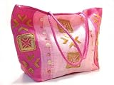 Grosse Strandtasche, pink - 