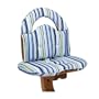 Svan Chair Cushion in Connect the Dots Blue