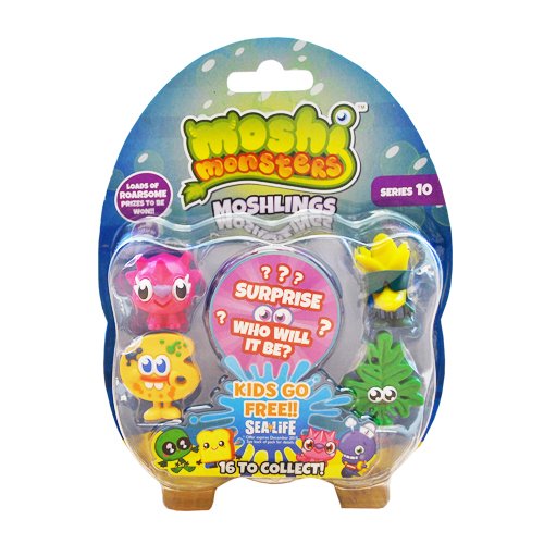 MOSHI MONSTERS - MOSHLINGS FIGURES - SERIES 10 BLISTER PACK