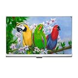 Limited Edition Violano Business Card Holder Parrot Macaw Eclectus