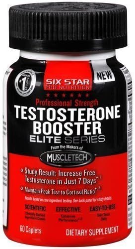 Six Star Professional Strength Testosterone Booster, Capsules, 60 ea (Pack of 2)