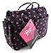 Periea Handbag Organiser Small Black With Pink Hearts - Sash