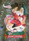 Retro Coca Cola Helicopter Santa With Coke Bottle Christmas Ornament #CC0708