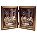 Lawrence Frames Antique Gold Wood Double 5x7 title=