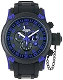 Invicta Men's 0518 Russian Diver Chronograph Black Polyurethane Watch