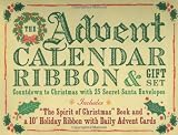 The Advent Calendar Ribbon & Gift Set: Countdown to Christmas with 25 Secret Santa Envelopes