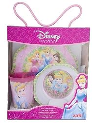 Zak Designs Princess 3-Piece Children's Set