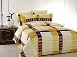 AR177Q Arya Full-Queen- 6 Pieces Duvet Cover Bedding Set- Secret