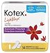 Kotex Lightdays Individually Wrapped Max Liners, 34-Count Packages (Pack of 6)
