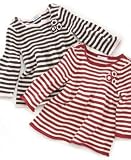 Greendog Baby Girl Striped Babydoll Sweater