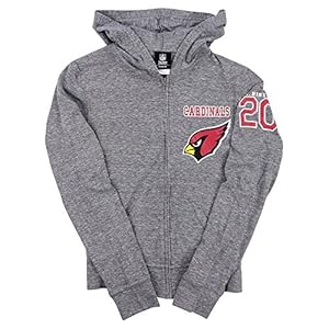 Women's NFL Team Long Sleeve Hooded T-Shirt Top (Arizona Cardinals, X-Large)