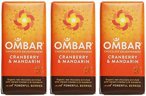 (3 PACK) - Ombar Cranberry & Mandarin Bar | 35x10gx | 3 PACK - SUPER SAVER - SAVE MONEY