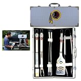 Washington Redskins NFL Barbeque Utensil Set w/Case (8 Pc.)