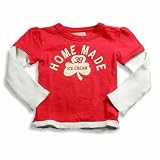 Gold Rush - Girls Long Sleeve Shirt, Red, Ivory