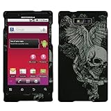 Skull Wing Faceplate Hard Plastic Protector Snap-On Cover Case For Motorola ....