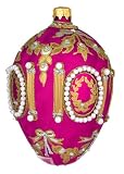 Museum Collection Faberg&Atilde;&copy; Caucus Egg Glass Ornament-Small