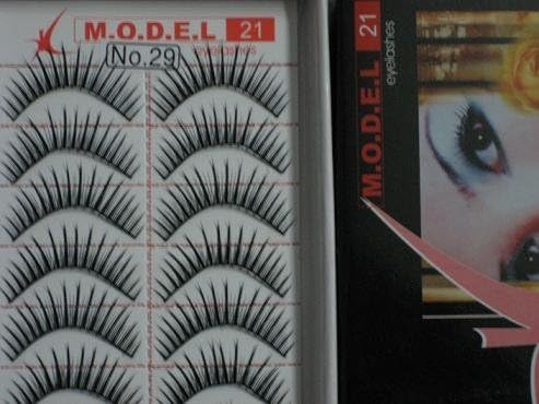 Model 21 High End No. 21, 22, 23, 24, 25, 26,27, 28, 29 or 30 False Fake Eyelashes 10 Pairs by Model 21