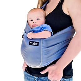Karma Baby Organic Cotton Twill Baby Sling Blue S : Target