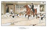 Hunting Morning, A by Cecil Aldin. Size 13.25 X 24.00 Art Poster Print on Canvas
