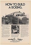 1980 How to Build a Boeing 757 Aircraft Airplane Building Print Ad (Memorabilia) (54875)