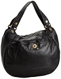 Marc by Marc Jacobs Totally Turnlock Jude Leather Satchel Shoulder Hobo Bag Purse Black