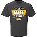 Matt Kenseth NASCAR #20 Dewalt Fan Up T-Shirt-Grey