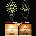 LOHAS LED Candelabra Bulbs, 6 Watt Dimmable Daylight White 5000K LED Chandelier Bulb, 60 Watt Light Bulbs Equivalent, E12 Candelabra Base,550 Lumens LED Lights, Torpedo Shape LED Bulb