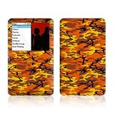Orange Camo Design iPod classic 80GB/ 120GB Protector Skin Decal Sticker