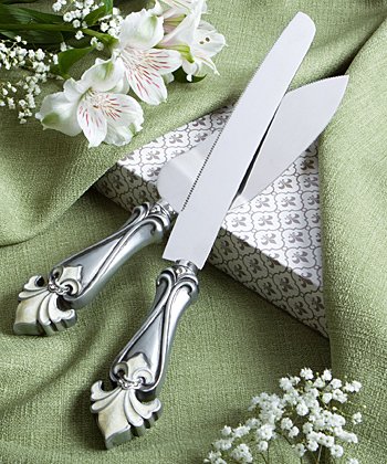 Fleur de lIs Collection - Cake Knife and Server Set