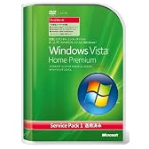 Windows Vista Home Premium SP1 アップグレード