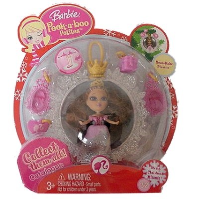 51wU3cjTBcL Barbie Peek A Boo Petites Snowflake Flurries #32 Merry Christmas Miranda