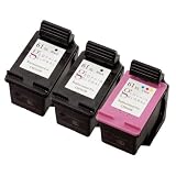 Sophia Global Refurbished Ink Cartridge Replacement for HP 61XL (2 Black, 1 Color)