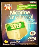 Nicotine Transdermal PATCHES-STEP 1 - 21mg-14 patches