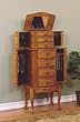 Woodland Oak Jewelry Armoire