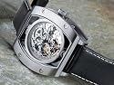 Steinhausen Men's Beethoven Automatic Skeleton Silver Watch #TW523S