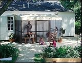 Patio-Mate Chestnut 11'6"l x 7'8"w Screened Enclosure