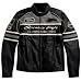 Harley-Davidson® Men's Thunder Valley Leather Jacket. Embroidered race-inspired graph...